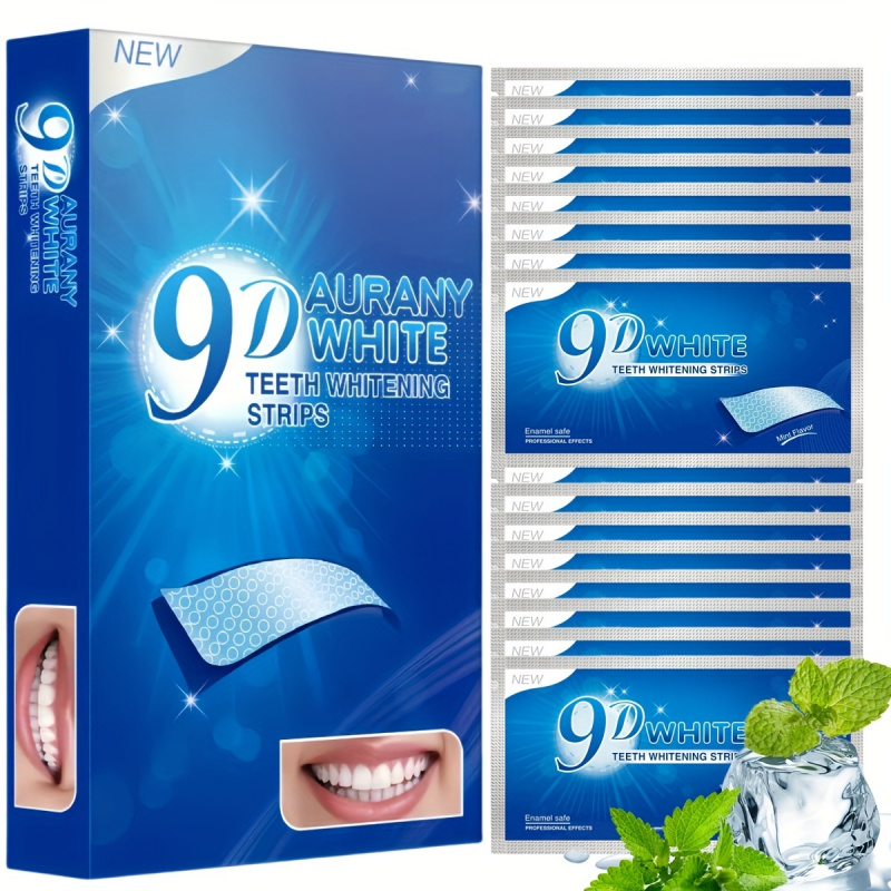 21 Pairs of 9D Aurany White Te - огляд і ціна Teeth Whitening Strips Permanent