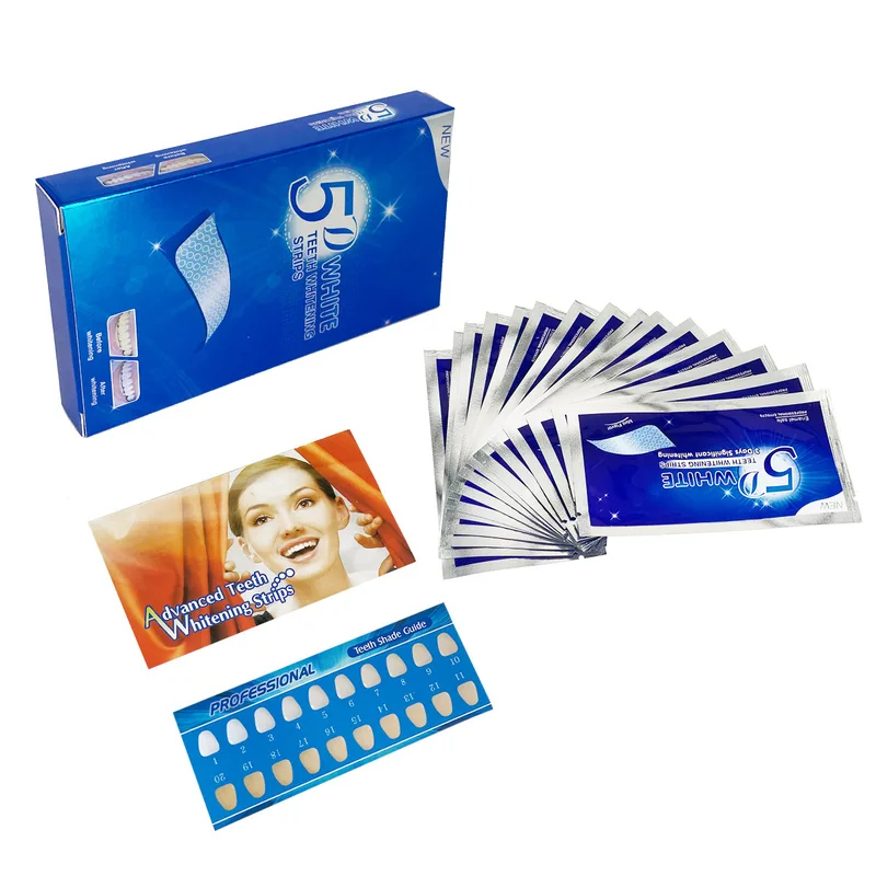 1-12pcs 5D Whitening Teeth Sti - огляд і ціна Teeth Whitening Strips Permanent