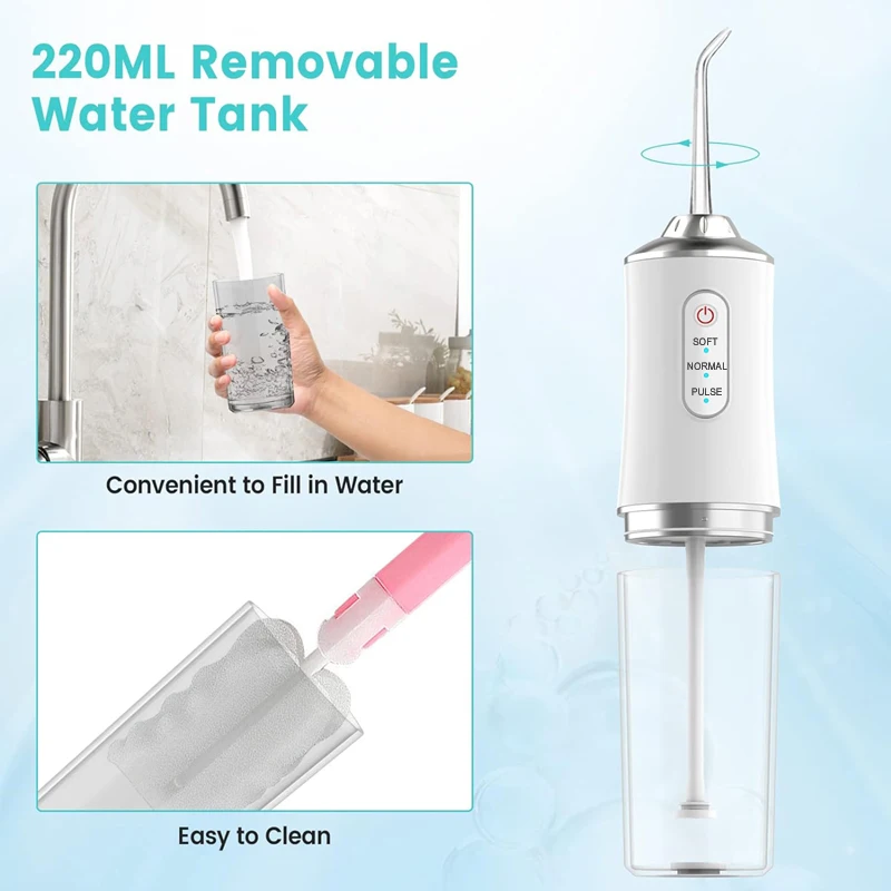Portable Dental Water Flosser  - огляд і ціна Dental Floss Picks