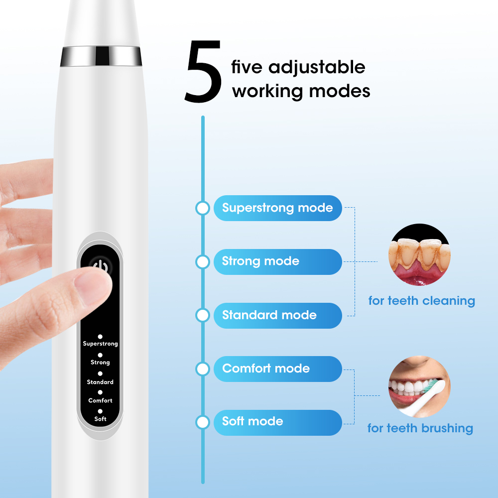 Electric Sonic Dental Calculus - огляд і ціна Teeth Whitening Kit Professional
