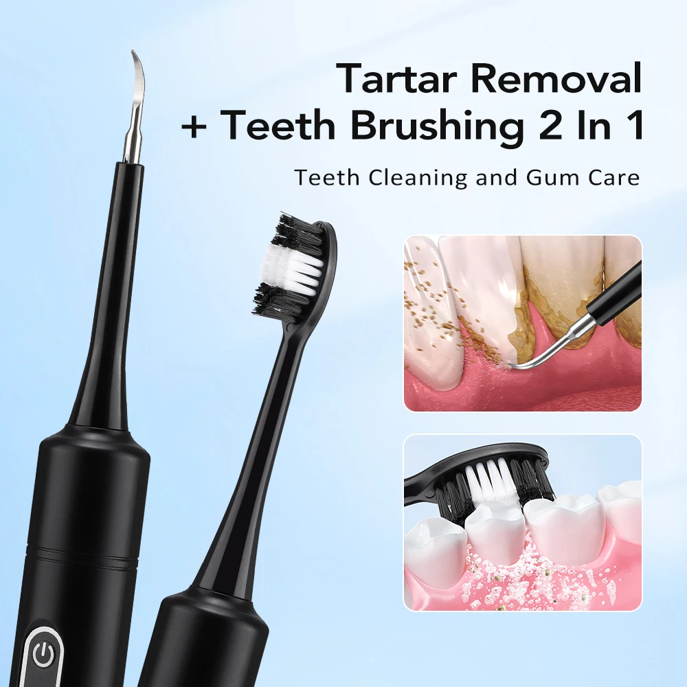 Electric Sonic Vibration Denta - огляд і ціна Teeth Whitening Kit Professional